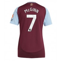 Echipament fotbal Aston Villa John McGinn #7 Tricou Acasa 2024-25 pentru femei maneca scurta